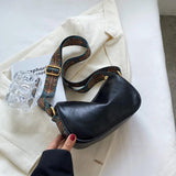 Women's Winter Leather Crossbody Bag Small Shoulder Handbag