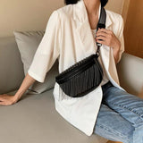 Tassel Chest waist Bags Women Crossbody Bags Female Purses Handbag