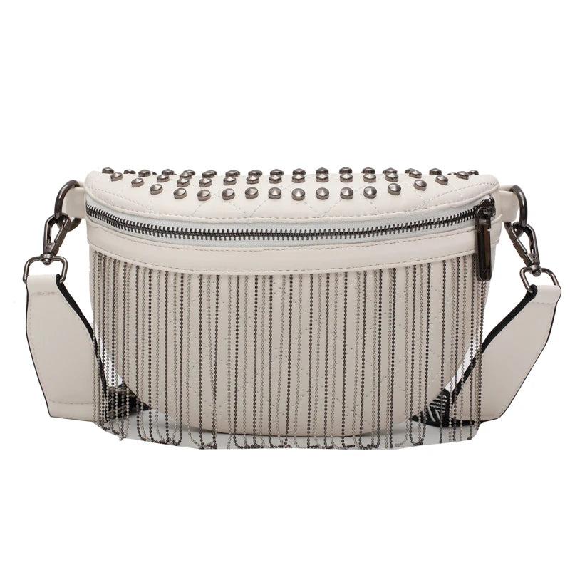 Tassel Chest waist Bags Women Crossbody Bags Female Purses Handbag