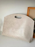 Women Laptop PU Leather Brief Handbags Office Ladies Clutch Bags