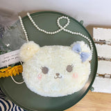 Kitty Doll Lolita Plush Crossbody Bag
