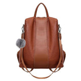 Large Capacity Casual Shoulder Bag Women Leather Handbags Backpack