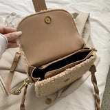 Plush Shoulder Bag Winter Handbag