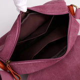 Small Canvas Shoulder Bag Women Mini Messenger Travel Purses Handbags