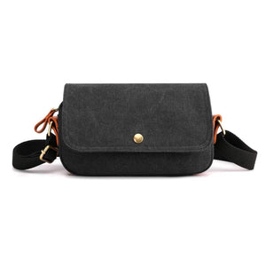 Small Canvas Shoulder Bag Women Mini Messenger Travel Purses Handbags