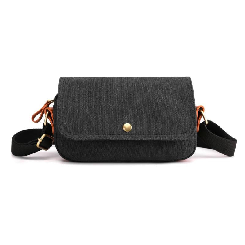 Small Canvas Shoulder Bag Women Mini Messenger Travel Purses Handbags