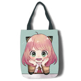 Harajuku SPY x FAMILY Cartoon Large Tote Bag