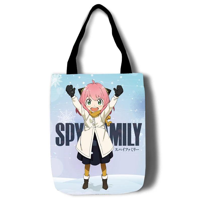 Harajuku SPY x FAMILY Cartoon Large Tote Bag
