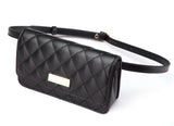 Women Waist Bags Classic Lattice Belt Bag High PU Leather Fanny Pack