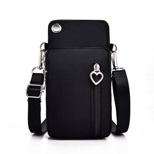 Mini Phone Bag Crossbody with Headphone Hole