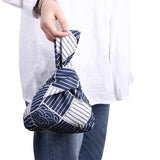 Japanese Style Knot Wrist Bag Handbag Key Phone Pouch Storage Bags