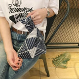 Japanese Style Knot Wrist Bag Handbag Key Phone Pouch Storage Bags