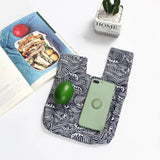 Japanese Style Knot Wrist Bag Handbag Key Phone Pouch Storage Bags