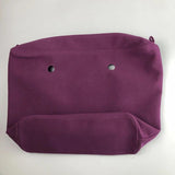 Mini Purple Cashmere PU Leather Insert for O Bag