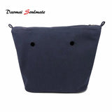 Classic Mini Lining cashemere PU leather Inner Pocket for o bag
