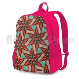 African Print Fabric Backpack