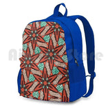 African Print Fabric Backpack