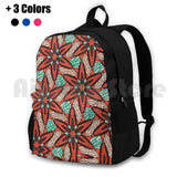 African Print Fabric Backpack