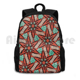 African Print Fabric Backpack