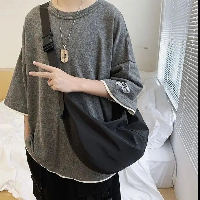 Harajuku Style Diagonal Bag Waterproof Oxford Female Pack