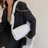 Nylon Padded Handbags Women Shoulder Bags Down Cotton Crossbody Bags