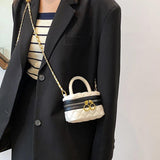Mini Lipstick Bag Chain Crossbody Box Women's
