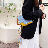 Vintage Fan Shape Clutch Bag Retro Chinese Style Shoulder Crossbody Handbag