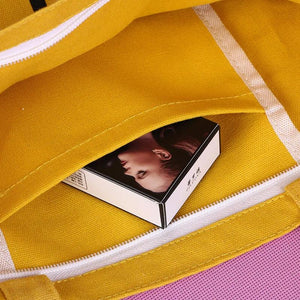 Canvas Shoulder Bag Handbag Shopper Bookbag Large Capacity Tote Bag