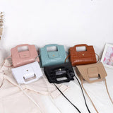 Spring Stone Pattern Single Lady Tote Shoulder Handbag