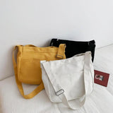 Casual Canvas Messenger Bag Women Solid Hot Selling Delicate Soft