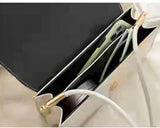 Crocodile Small Square Bag, Shoulder Handbag, Women's Messenger, Shopping Purse