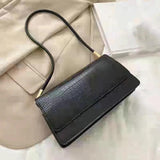 Crocodile Small Square Bag, Shoulder Handbag, Women's Messenger, Shopping Purse