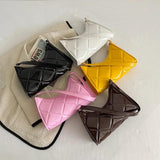 Women Pu Leather Shoulder Bag Glossy Retro Shopping Bag