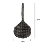 Metal Evening Clutch Bags Rhinestone Lady Wallet Wedding Purse