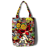 Japan Fun Canvas Bag Harajuku Cartoon Messenger Bag