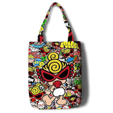 Japan Fun Canvas Bag Harajuku Cartoon Messenger Bag