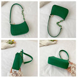 Women's Shoulder Bag Messenger Handbags Purse PU Leather Small Underarm Bag