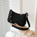Women's Shoulder Bag Messenger Handbags Purse PU Leather Small Underarm Bag