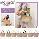 Straw Woven Beach Vacation Tote Bag for Women