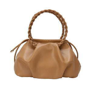 Braided Shoulder Messenger Bag Small Tote Bag Female Handbags