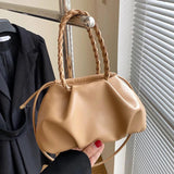 Braided Shoulder Messenger Bag Small Tote Bag Female Handbags