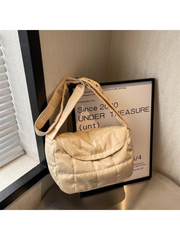 Foufurieux Adjustable Crossbody Bag for Women Soft Nylon Handbag Purses