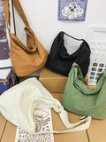 Canvas Shoulder Bag for Women Hobos Small Messenger Crossbody Bag
