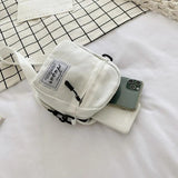 Women Canvas Patchwork Crossbody Shoulder Bag Travel Messenger Casual Handbag
