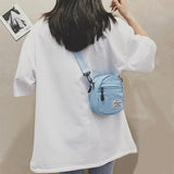 Women Canvas Patchwork Crossbody Shoulder Bag Travel Messenger Casual Handbag
