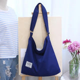 Large Canvas Tote Bag for Women - Retro Style Shoulder Bag