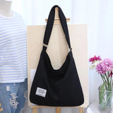 Large Canvas Tote Bag for Women - Retro Style Shoulder Bag