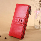Women's Vintage PU Wallet Anti Thief Purse Mini Handheld Money Pouch