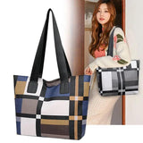 Retro Leather Shoulder Tote Bag for Women - Daily Use