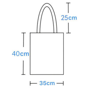 Punk Handbag Large Capacity Canvas Bag